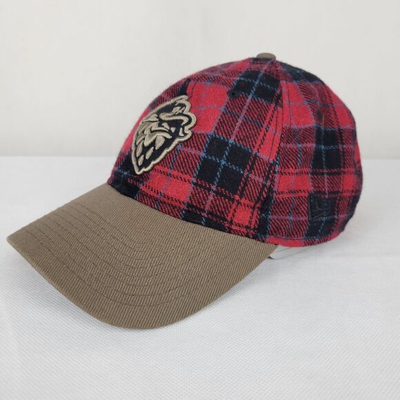 Hillsboro Hops Tartan Plaid MiLB New Era 9fifty Leather Strap Adjustable Hat - Picture 9 of 14